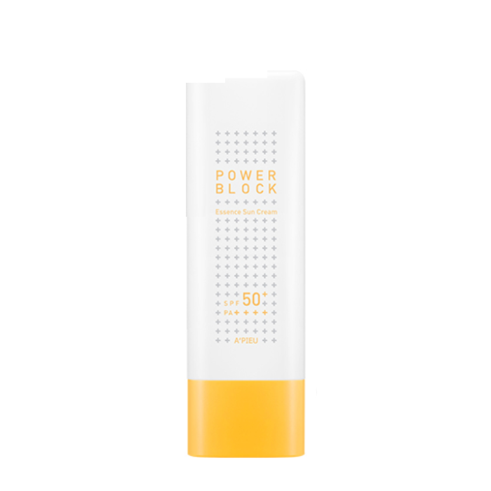 Combo Tẩy Da Chết Môi & Kem Chống Nắng A'pieu Power Block Essence Sun Cream Spf50+/Pa++++ 50Ml