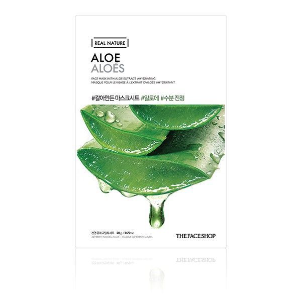 Mặt Nạ Giấy Dịu Da Real Nature Aloe Face Mask