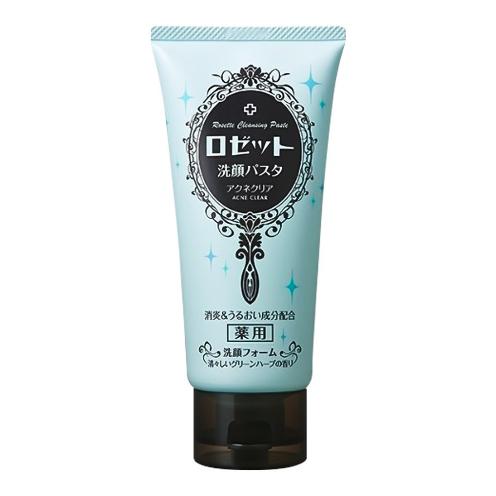 Sữa Rửa Mặt Giảm Mụn Rosette Face Wash Pasta Acne Clear 120G