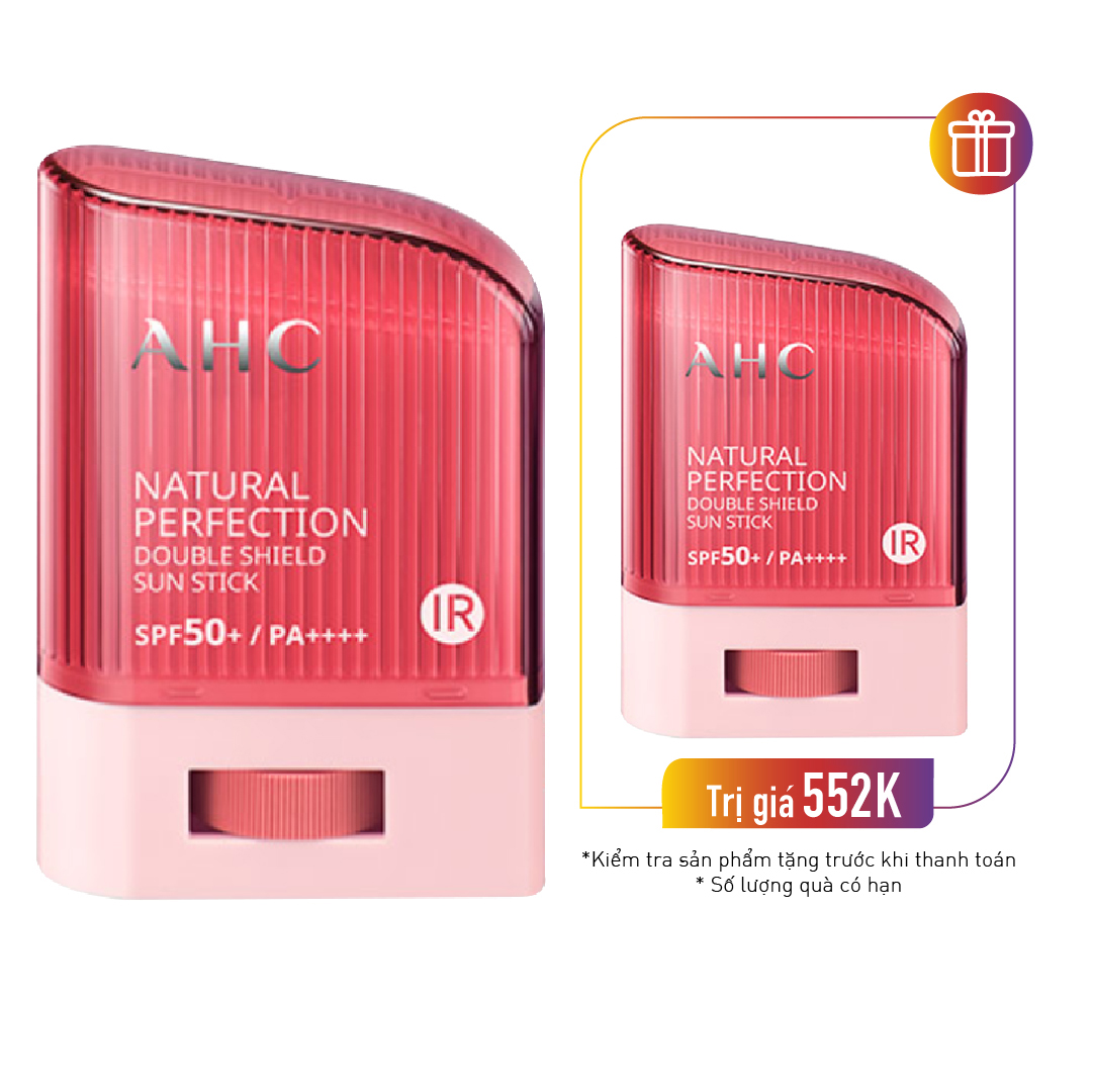 (Big Sale) Kem Chống Nắng Dạng Thỏi Ahc Natural Perfection Double Shield Sun Stick 14G