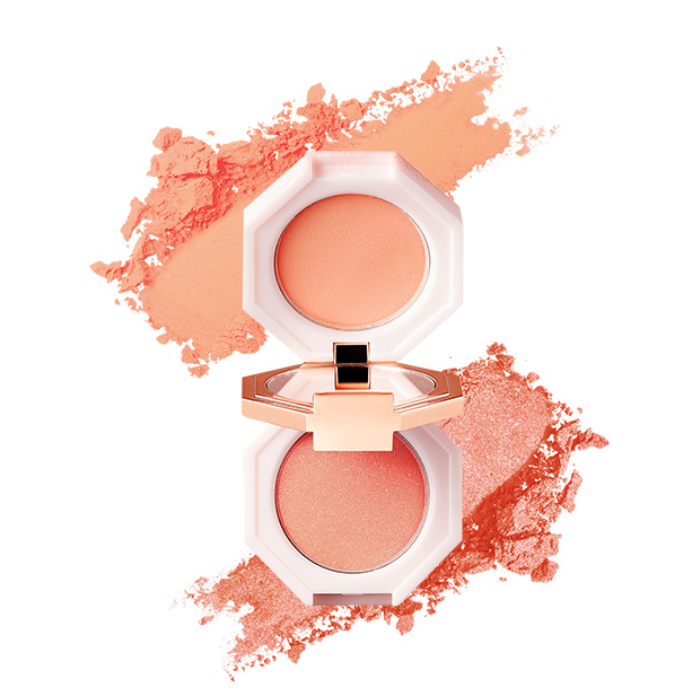 Má Hồng 2 In 1 Dear Dahlia Blooming Edition Paradise Dual Palette Blusher Duo - Mix #Candy Castle (4G)