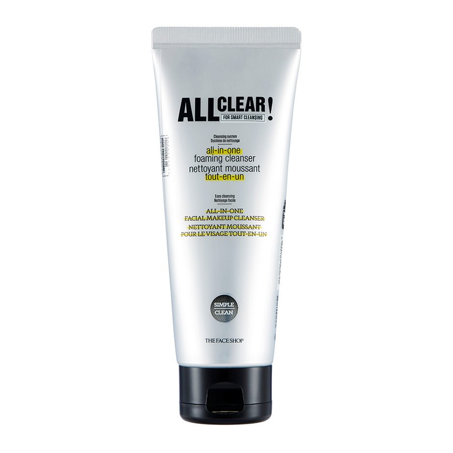 Sữa Rửa Mặt Làm Sạch Đa Năng Thefaceshop All Clear All In - One Foaming Cleanser