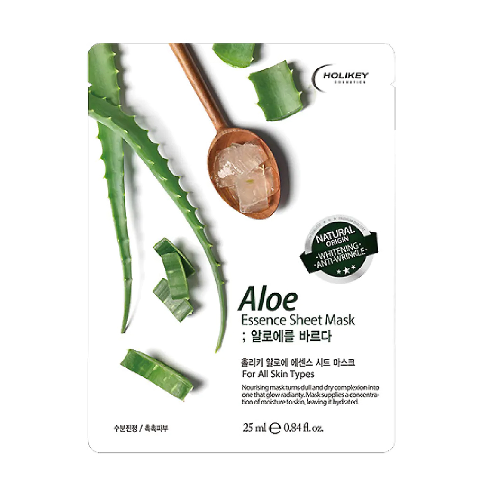 Mặt Nạ Tinh Chất Lô Hội Cấp Ẩm Holikey Aloe Vera Essence Sheet Mask 25Ml