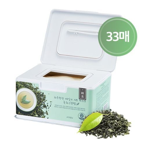 Mặt Nạ Dạng Rút A'pieu Daily Sheet Mask - Green Tea/Soothing (33Pc)