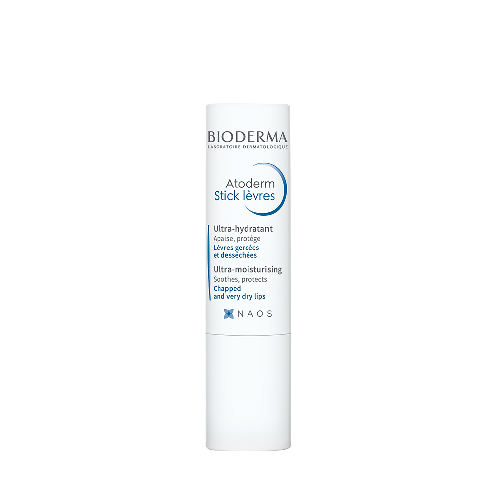 Son Dưỡng Môi Khô Nứt Nẻ Và Tổn Thương Dạng Thỏi Bioderma Atoderm Stick Levres 4G