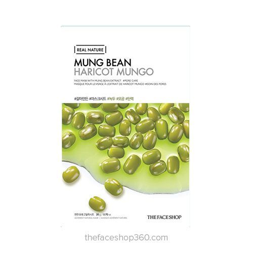 Mặt Nạ Giấy Làm Sạch Da Eal Nature Mung Bean Face Mask
