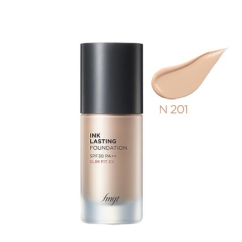 [Fmgt] Kem Nền Lâu Trôi Chống Nắng Thefaceshop Ink Lasting Foundation Slim Fit Ex Spf30 Pa++ (30Ml) V201