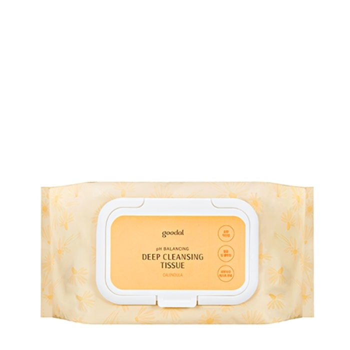 Khăn Giấy Tẩy Trang Goodal Calendula Ph Balancing Deep Cleansing Tissue (80Pc)