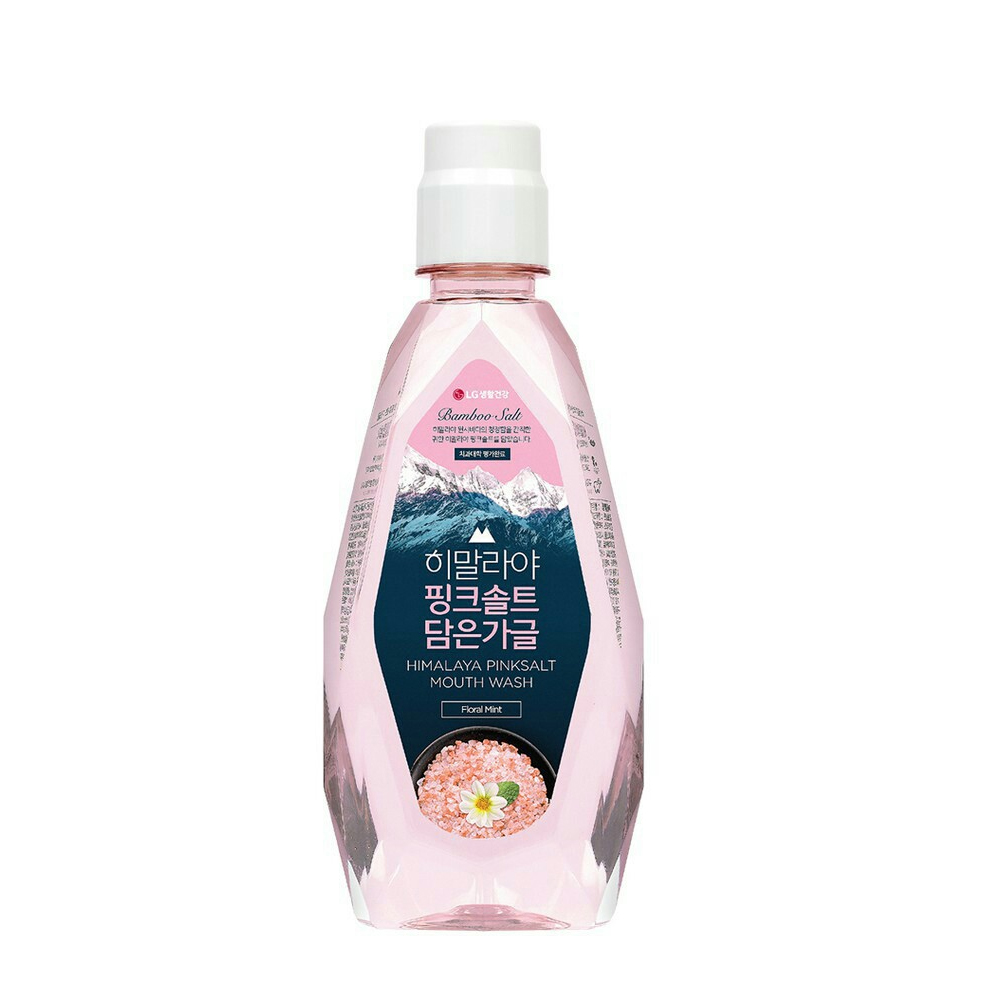 Nước Súc Miệng Hương Hoa Bạc Hà Bamboo Himalaya Pinksalt Floralmin Mouthwash 320Ml