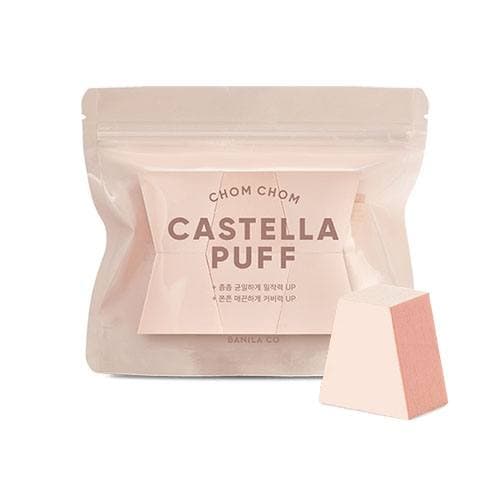 Bộ Bông Mút Trang Điểm Banila Co Chom Chom Castella Puff (6Ea)
