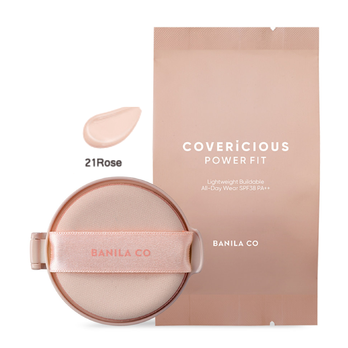 Combo 02 Lõi Phấn Nước Trang Điểm Banila Co Covericious Power Fit Cushion 14G