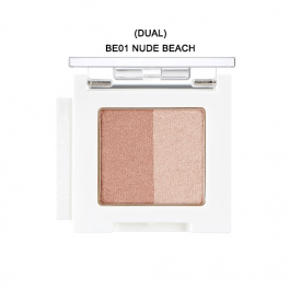 Màu Mắt Trang Điểm Mono Cube Eyeshadow (Dual) Be01 Nude Beach