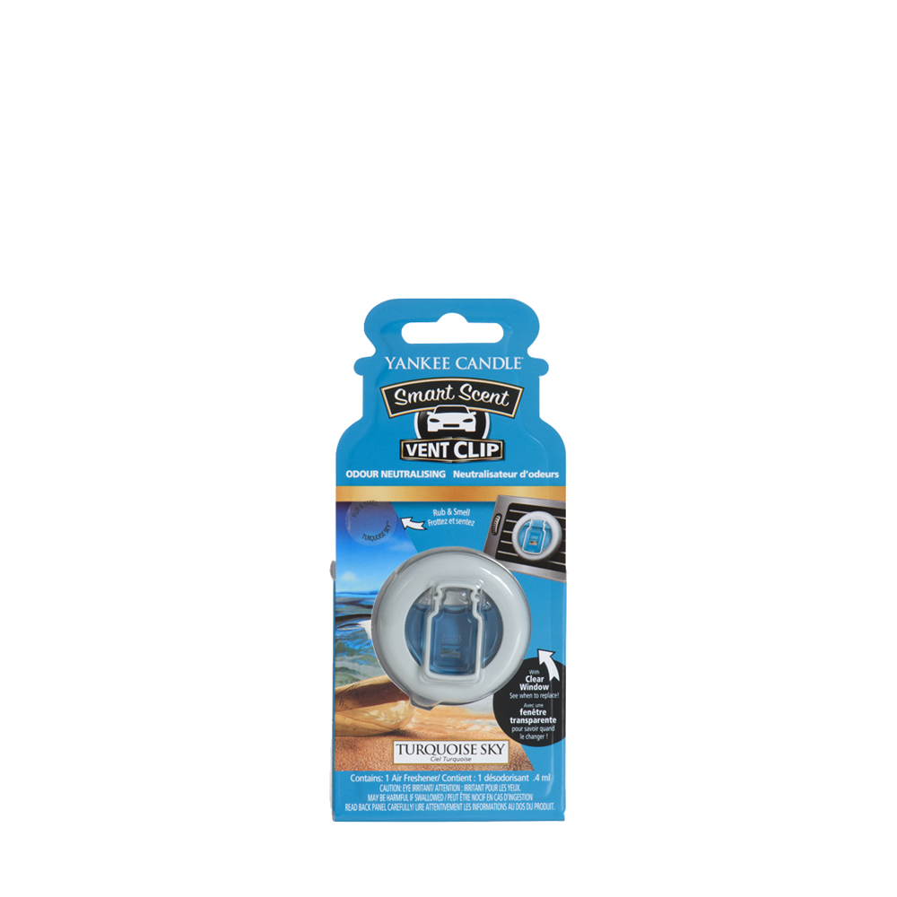 Kẹp Thơm Xe Hương Biển Xanh Yankee Car Vent Clip - Turquoise Sky