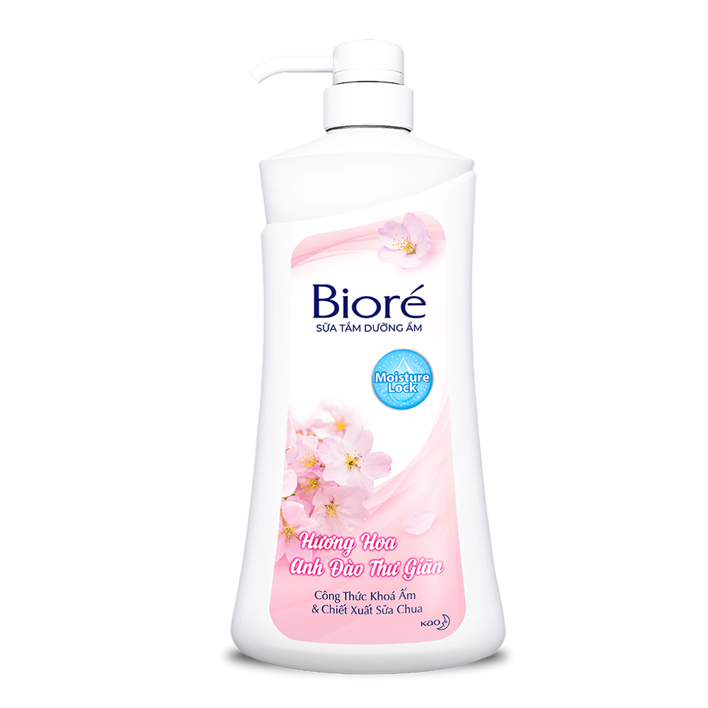 Sữa Tắm Dưỡng Ẩm Da Bioré Moisture Lock Body Foam 530G