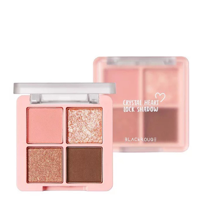 Bảng Phấn Mắt Black Rouge Crystal Heart Lock Shadow 1.2G