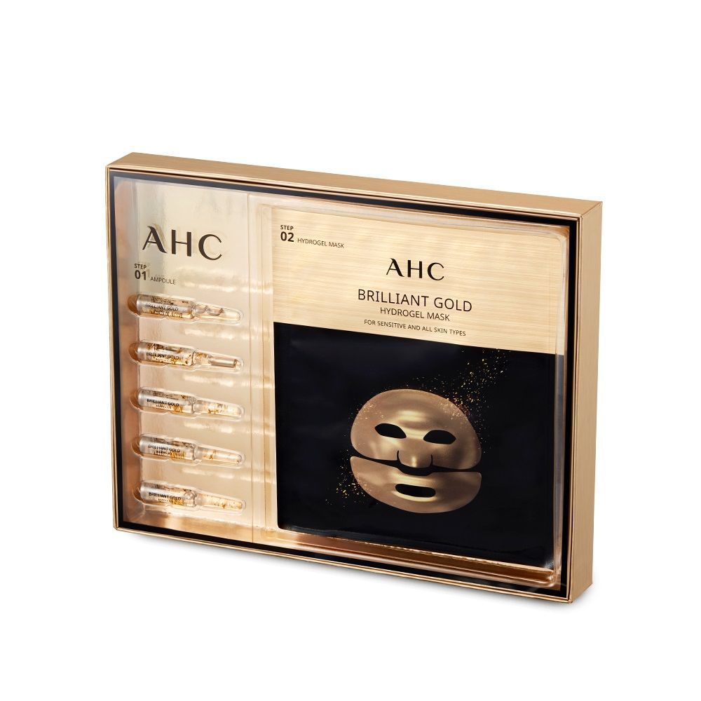 Mặt Nạ Giấy Chống Lão Hóa Ahc Brilliant Gold Ampoule Solution Mask