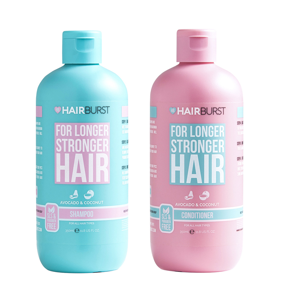 Set Gội Xả Kích Thích Mọc Tóc Hairburst For Longer And Stronger Hair (Dầu Gội 350Ml + Dầu Xả 350Ml) New