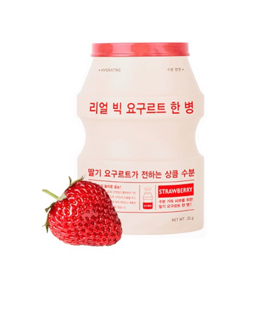 Mặt Nạ Giấy A'pieu Real Big Yogurt One - Bottle (Strawberry)