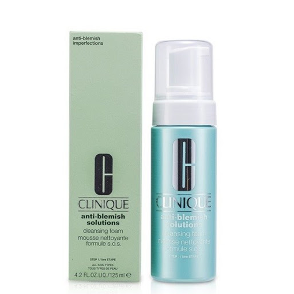 Bọt Rửa Mặt Trị Mụn Clinique Anti Blemish Solutions Cleansing Foam 125Ml