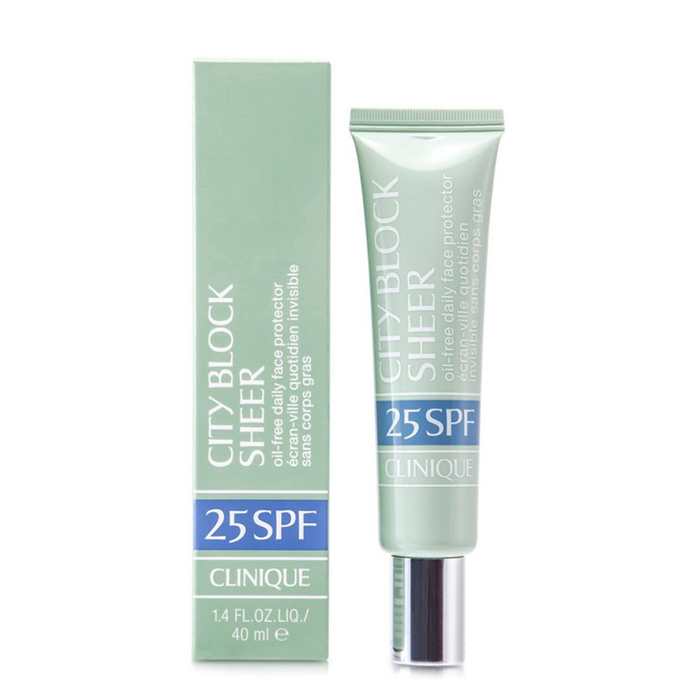 Kem Chống Nắng Vật Lý Clinique City Block Sheer Oil Free Face Protector Spf 25 40Ml