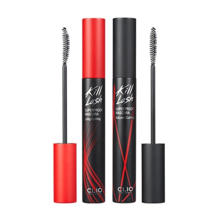 Mascara Làm Cong Mi, Chống Trôi Clio Kill Lash Superproof Mascara 7G - 001 Long Curling