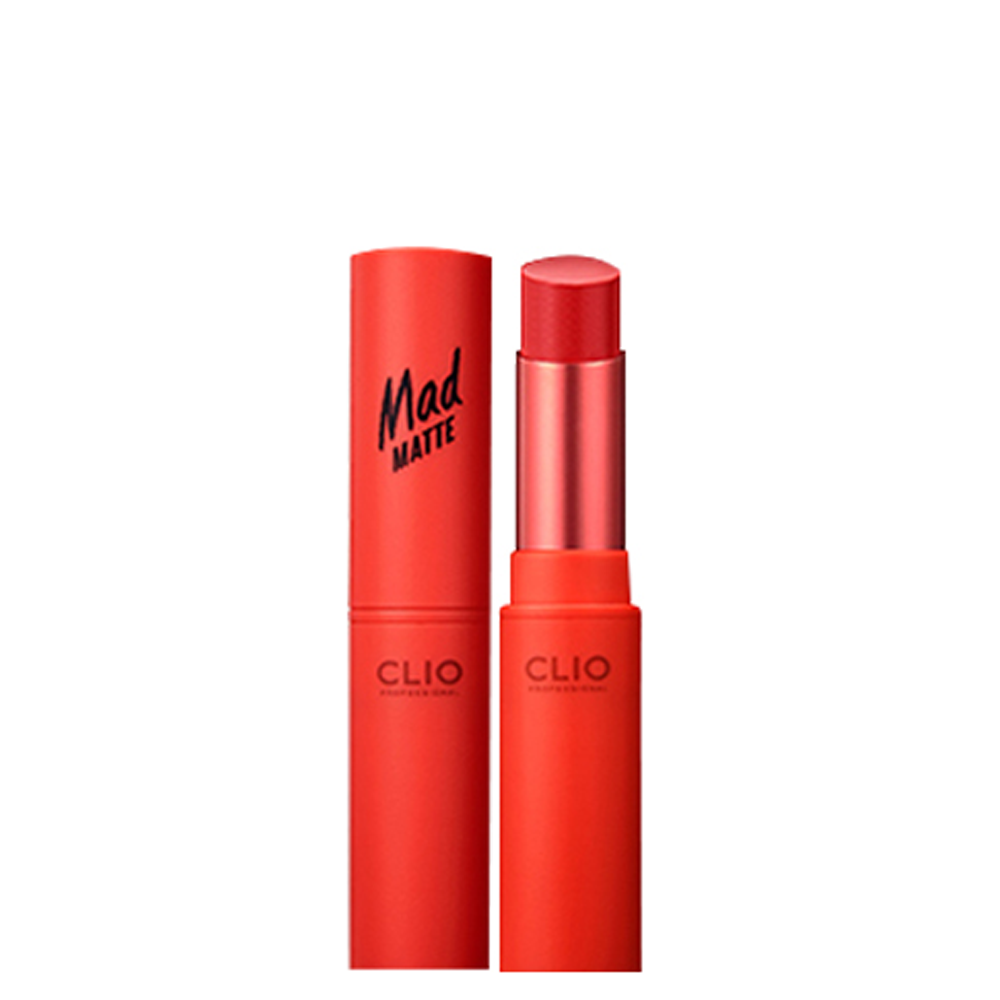 Son Thỏi Lì Clio Mad Matte Lips (18Ad) 002 Sunlit Orange