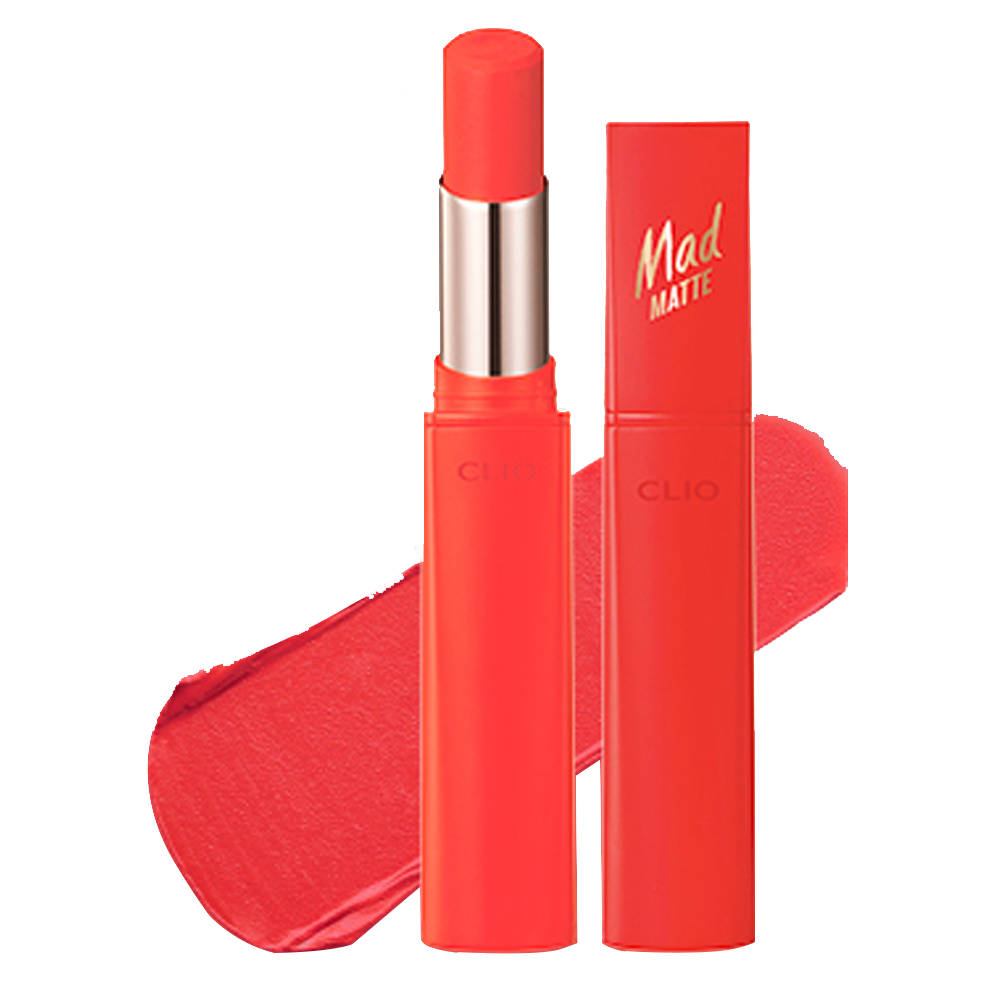 Son Thỏi Hiệu Ứng Lì Nhẹ Clio Mad Matte Stain Lips 3.3G 05 Red On Red [Không Đổi Trả, Hsd Tháng 01/2023]