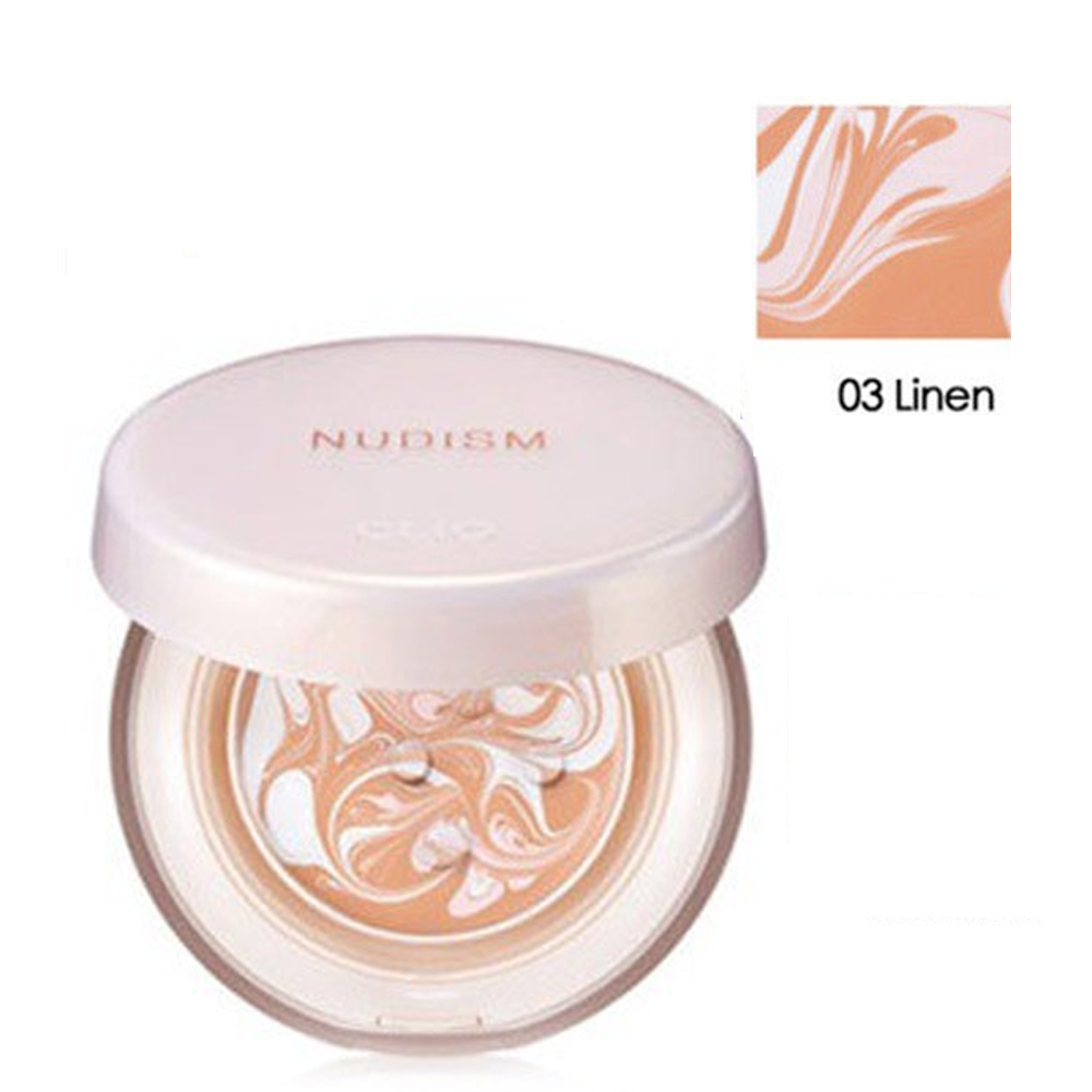 Kem Nền Dạng Nén Clio Nudism Water Grip Essence Pact Spf50+ Pa+++ 03 By Linen 17G