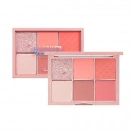 Bảng Phấn Má Hồng Clio Pro Blusher Palette 02 Bloom Pastel (3.2Gx6)