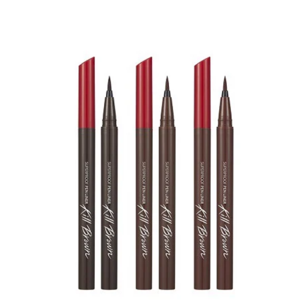 Kẻ Mắt Nước Clio Superproof Pen Liner Kill Brown 0.55Ml