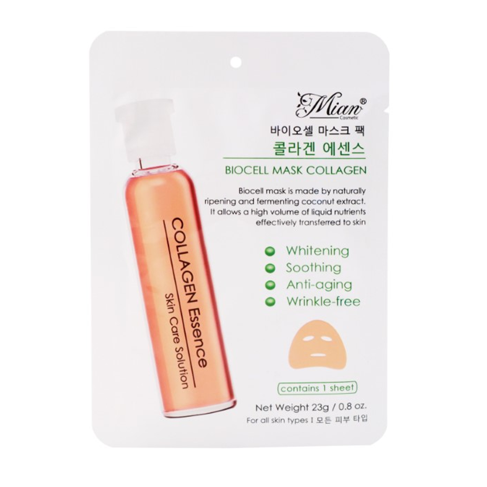 Mặt Nạ Cao Cấp Chống Lão Hoá Mian Biocell Mask Collagen 23G