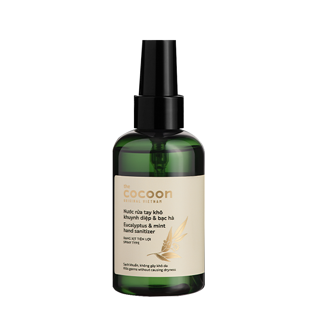 Nước Rửa Tay Khô Khuynh Diệp & Bạc Hà Cocoon Eucalyptus & Mint Hand Sanitizer 140Ml