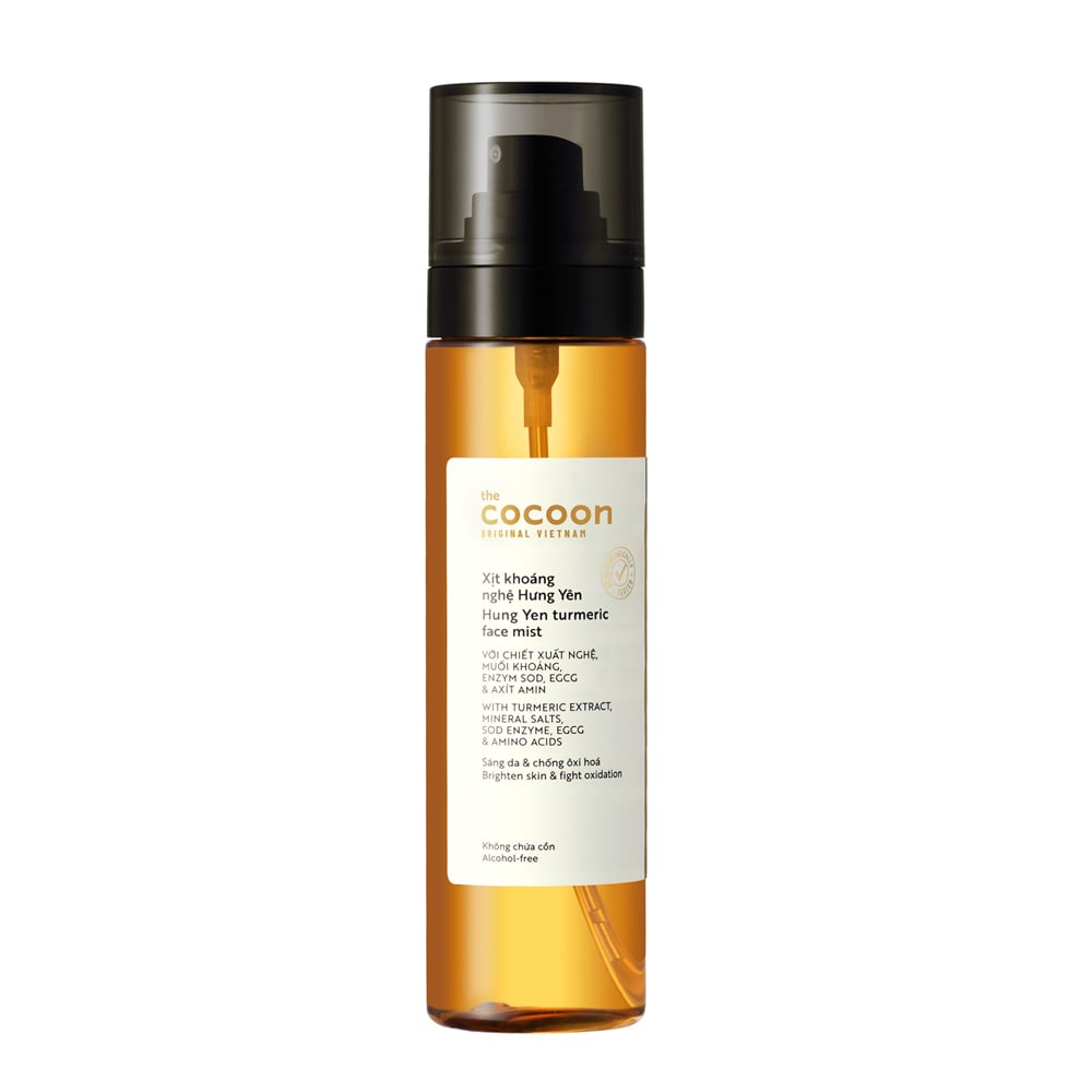 Xịt Khoáng Nghệ Hưng Yên Cocoon Hung Yen Turmeric Face Mist 130Ml