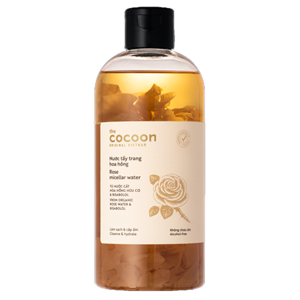 Nước Tẩy Trang Hoa Hồng Cocoon Rose Micellar Water 300Ml