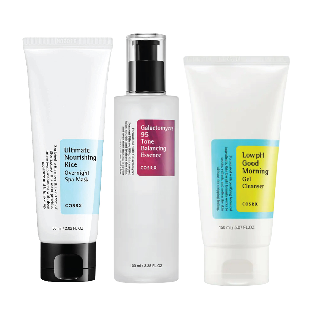 Combo 1 Mặt Nạ Ngủ Làm Sáng Da Cosrx + 1 Tinh Chất Dưỡng Cung Cấp Nước Galactomyces 95 Tone Balancing Essence (Tặng 1 Sữa Rửa Mặt Cosrx)