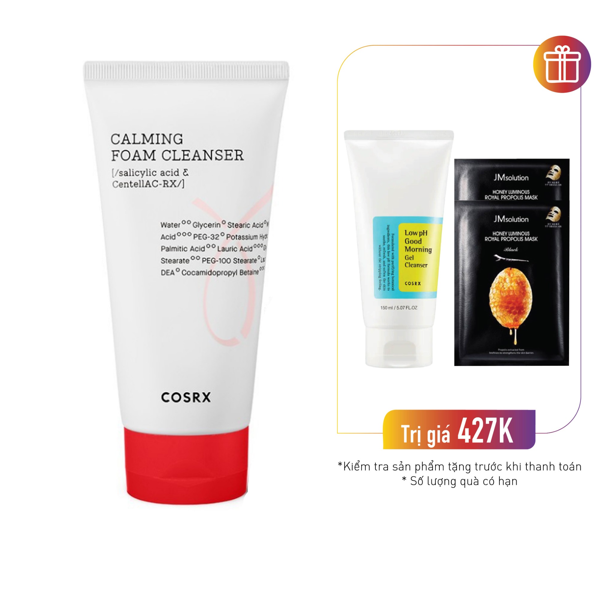 Sữa Rửa Mặt Chăm Sóc Da Mụn Cosrx Ac Collection Calming Foam Cleanser 150Ml