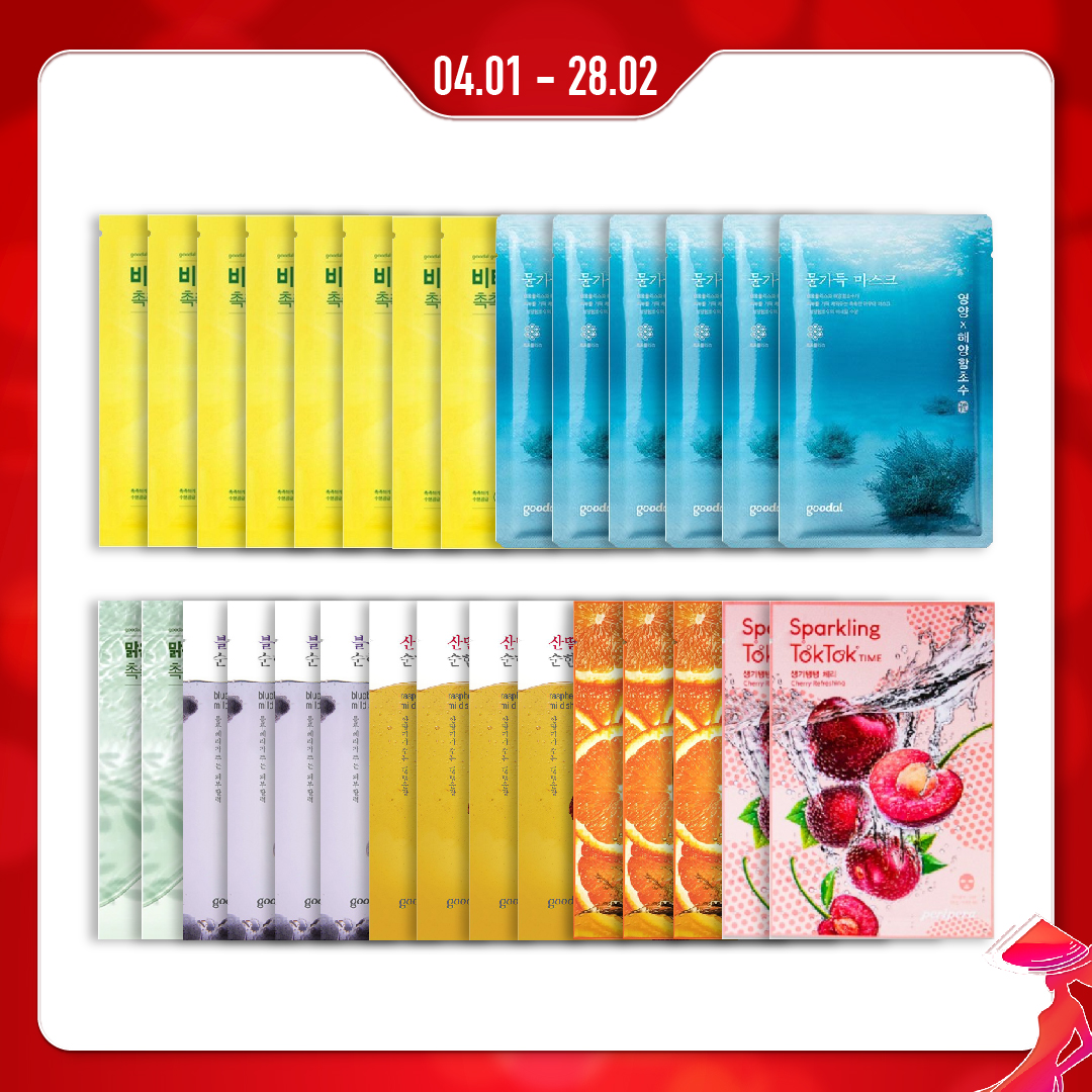 Combo 30 Mặt Nạ Giấy Nuôi Dưỡng, Làm Sáng Da Tự Nhiên Goodal #2