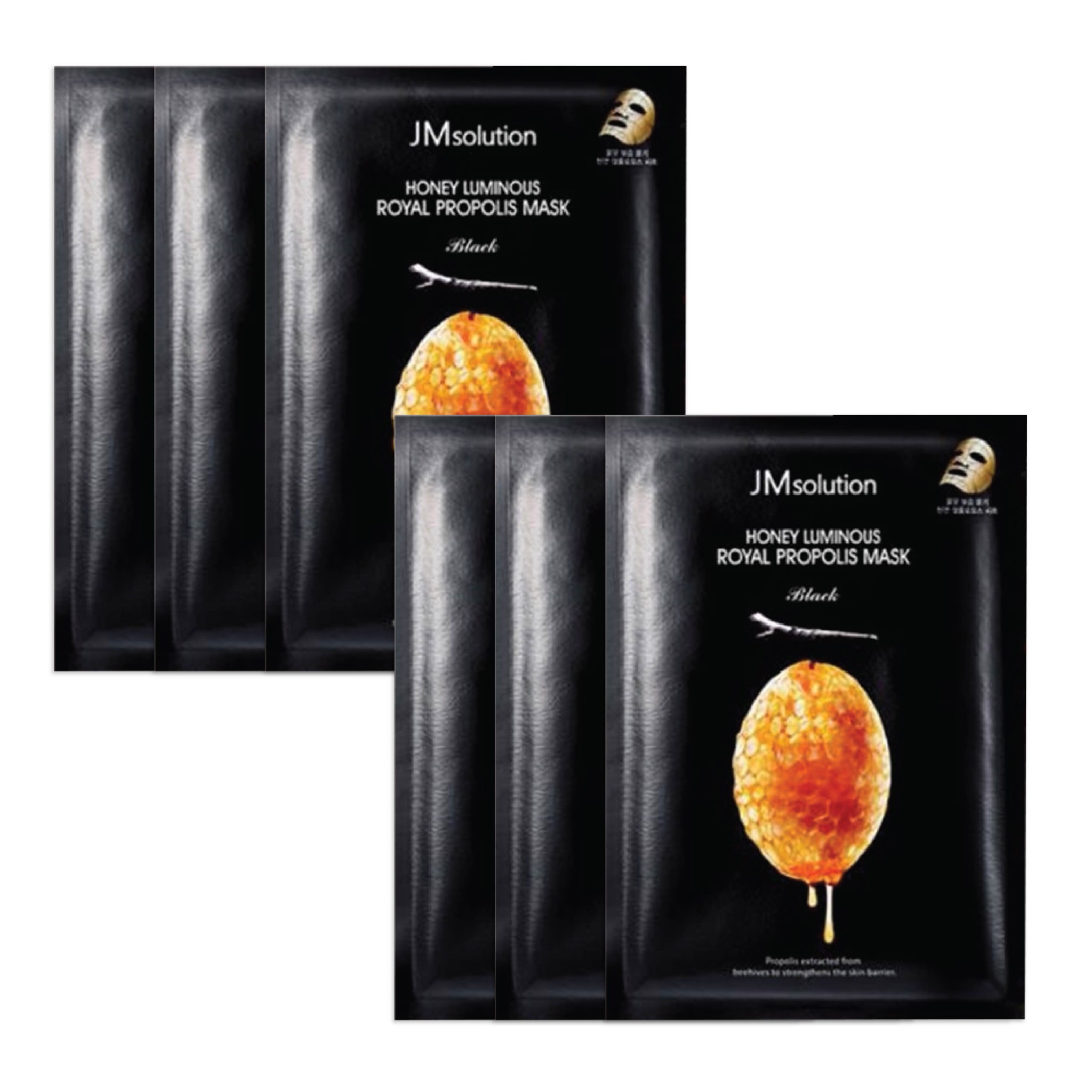 Combo 6 Mặt Nạ Giấy Jmsolution Honey Luminous Royal Propolis Mask