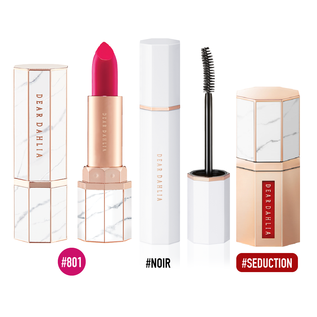Combo Mascara Làm Cong Dày Mi Dear Dahlia Paradise Dream Volume & Long Lash Mascara 5Ml (Màu Đen)