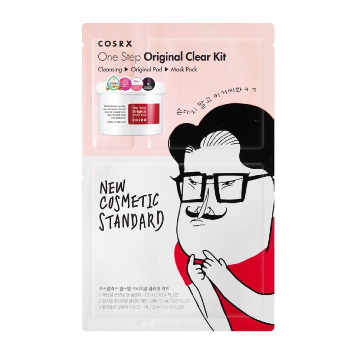 Mặt Nạ Giấy Chăm Sóc Da Mụn Cosrx One Step Original Clear Kit (1Ea)