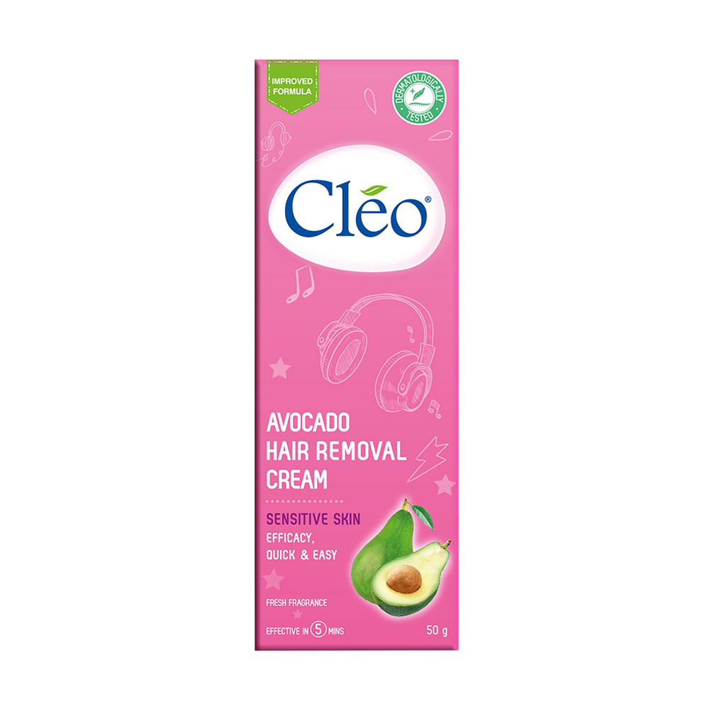 Kem Tẩy Lông Cho Da Nhạy Cảm Cléo - Avocado Hair Removal Cream Sensitive Skin 50G