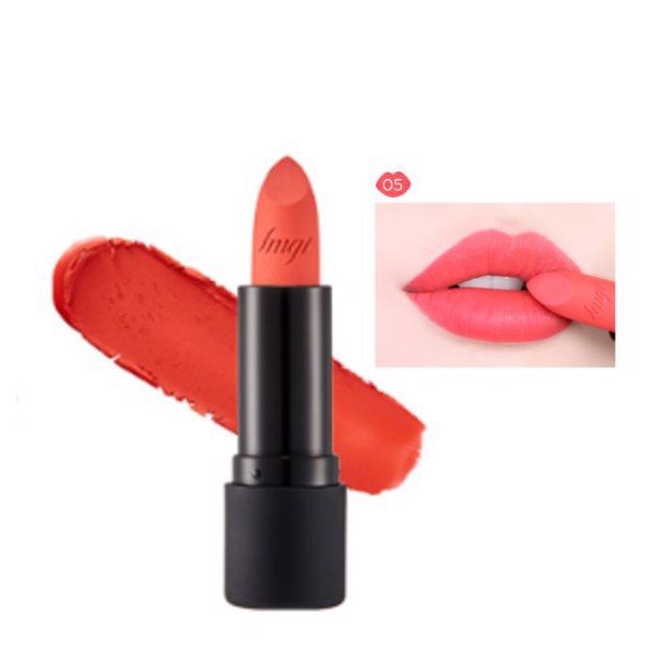 [Fmgt] Son Lì Thefaceshop Rouge True Matte 3.6G 05 Coral Icon [Không Đổi Trả, Hsd Tháng 01/2023]