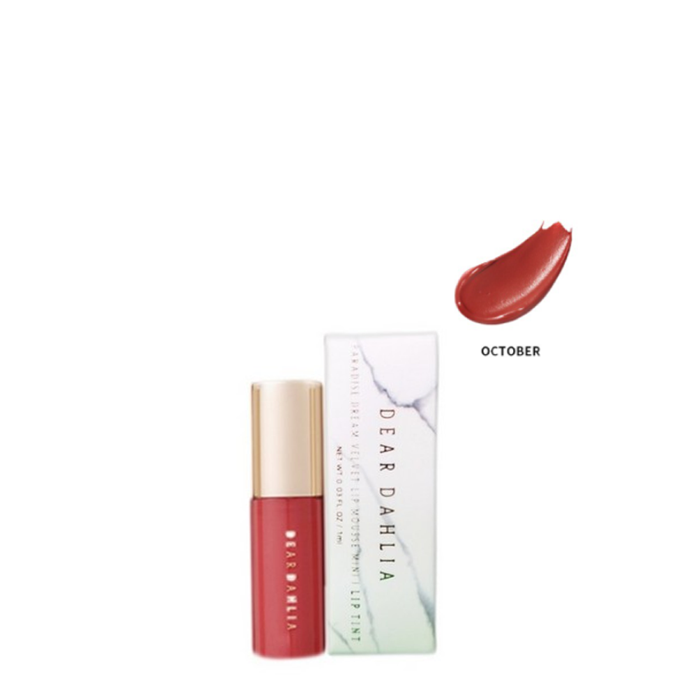 (Gwp) Son Kem Hiệu Ứng Nhung Mịn Dear Dahlia Paradise Dream Velvet Lip Mousse - October 1Ml