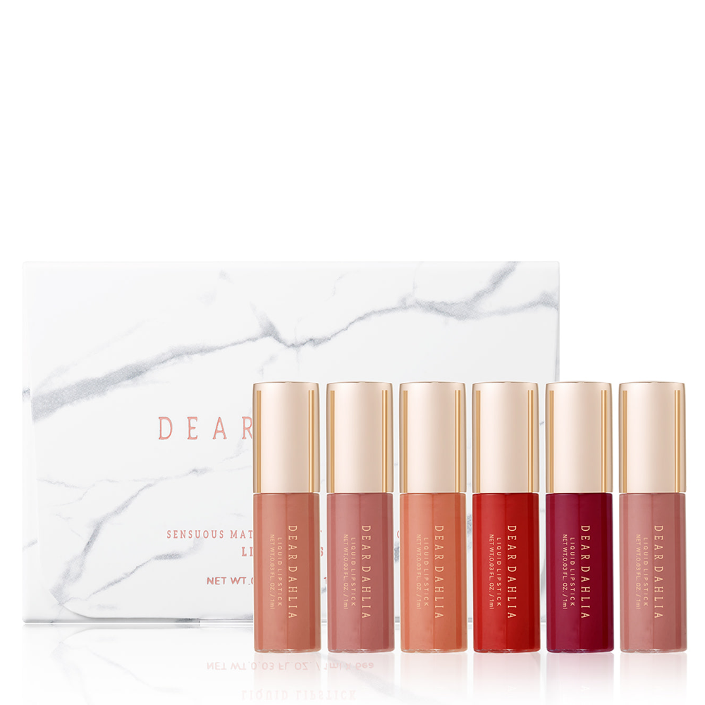 (Gwp) Son Kem Lì Mịn Dear Dahlia Sensuous Matte Lip Suit Delicate Liquid Lipstick 1Ml