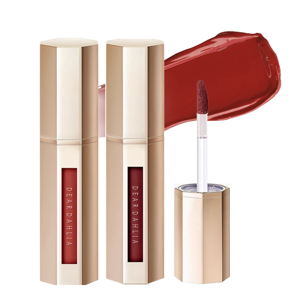 [Sale Tháng 4]Son Kem Lì Mịn Dear Dahlia Sensuous Matte Lip Suit Delicate Liquid Lipstick 4Ml