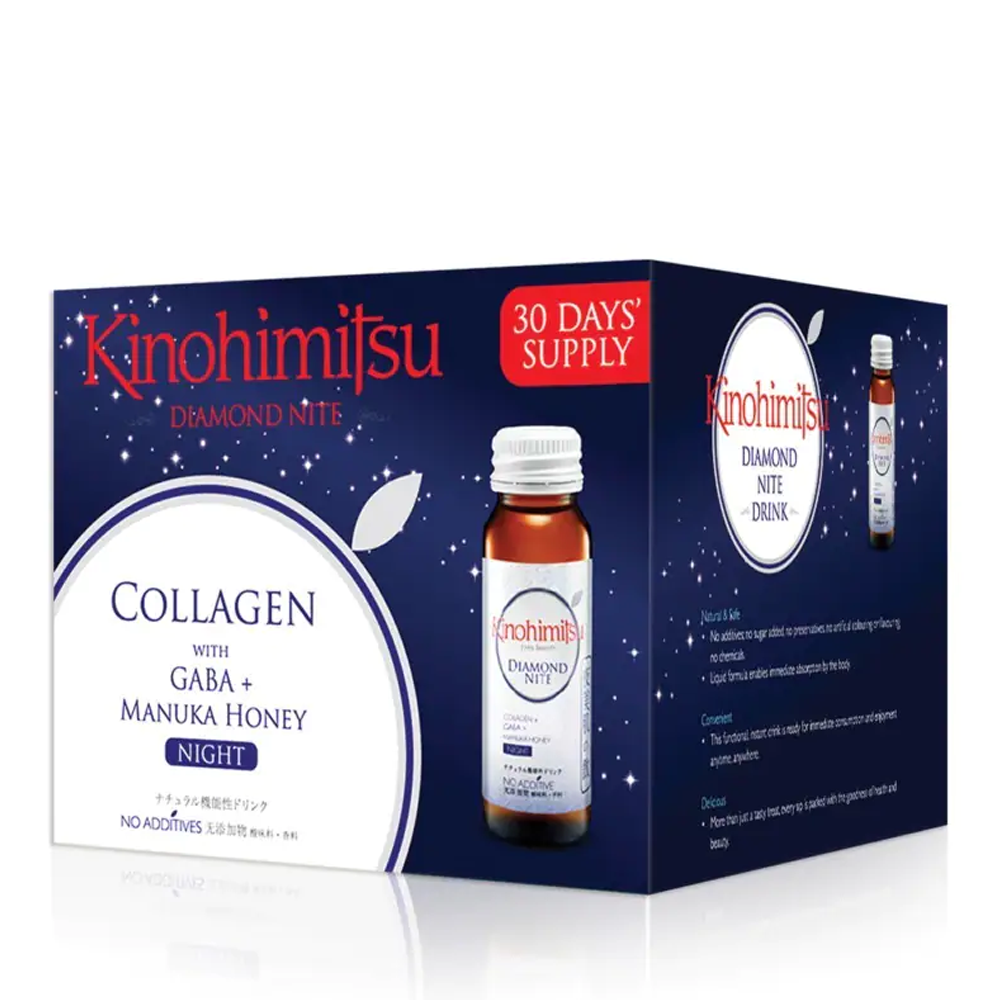 Nước Uống Dưỡng Da Ban Đêm Kinohimitsu Diamond Nite Drink 50Ml (1 Hộp 16 Chai)