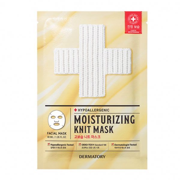 Mặt Nạ Dưỡng Ẩm Dermatory Hypoallergenic Moisturizing Knit Mask 40Ml