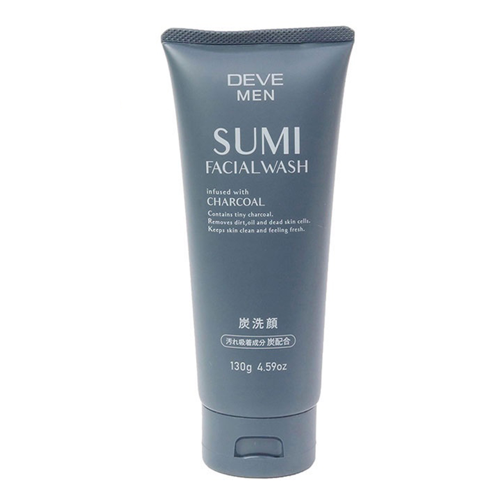 Sữa Rửa Mặt Than Hoạt Tính Cho Nam Deve Men Sumi Facial Wash 130G