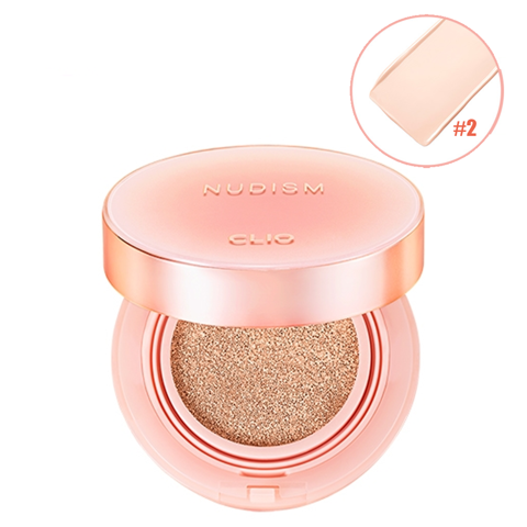 Phấn Nước Dưỡng Ẩm, Che Phủ Cao Clio Nudism Hyaluronic Cover Cushion (15G*2) 02 Lingerie [Không Đổi Trả, Hsd Từ Tháng 07/2022 Đến Tháng 09/2022]