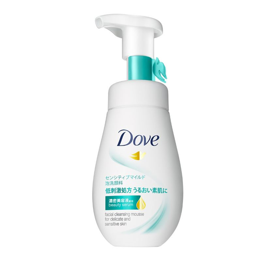 Sữa Rửa Mặt Sáng Mịn Cho Da Nhạy Cảm Dove Facial Cleansing Mousse 160Ml